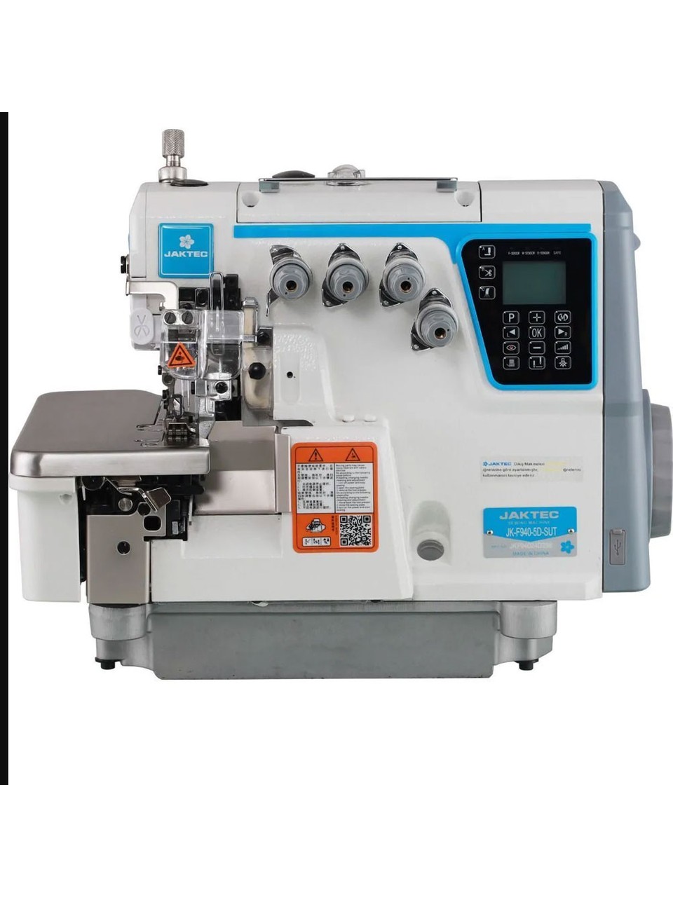 JAKTEC F940 4 İp Elektrikli Otomatik Overlok Makinesi